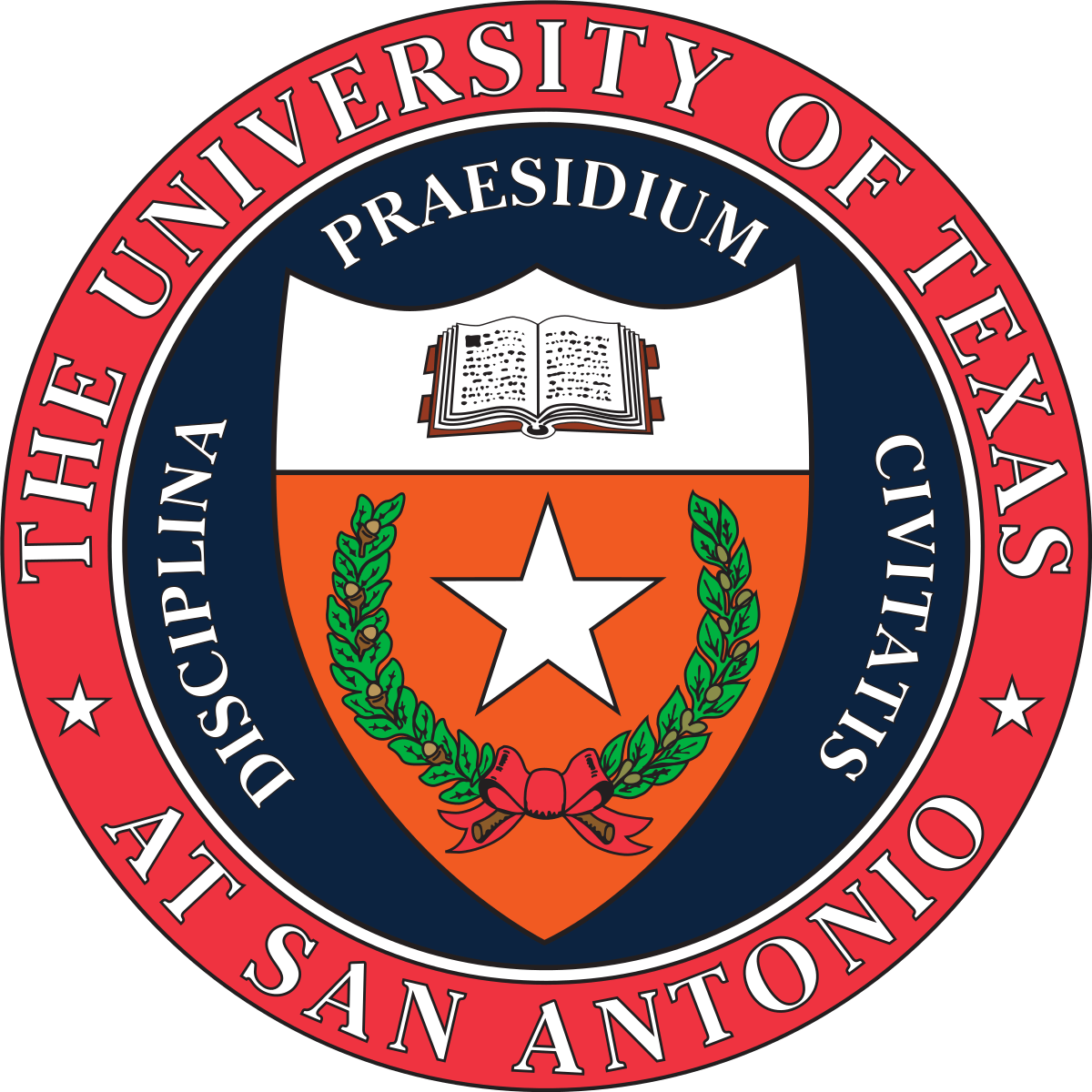 dark logo of University of Texas at San Antonio seal